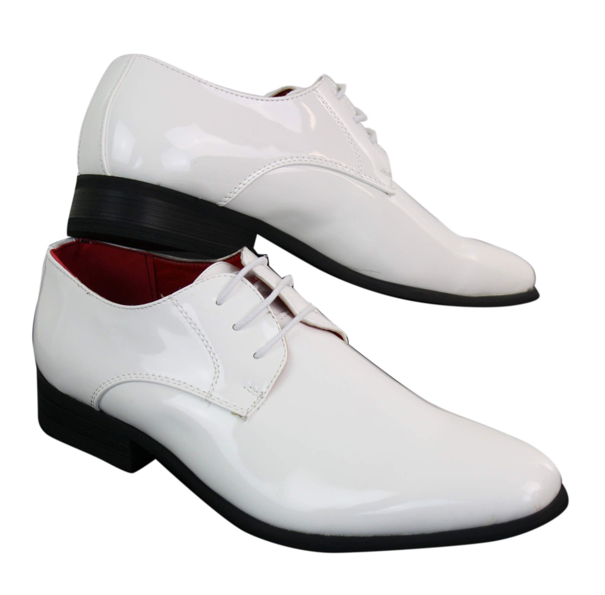 Zapatos formales de charol brillante para hombre