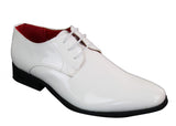 Zapatos formales de charol brillante para hombre