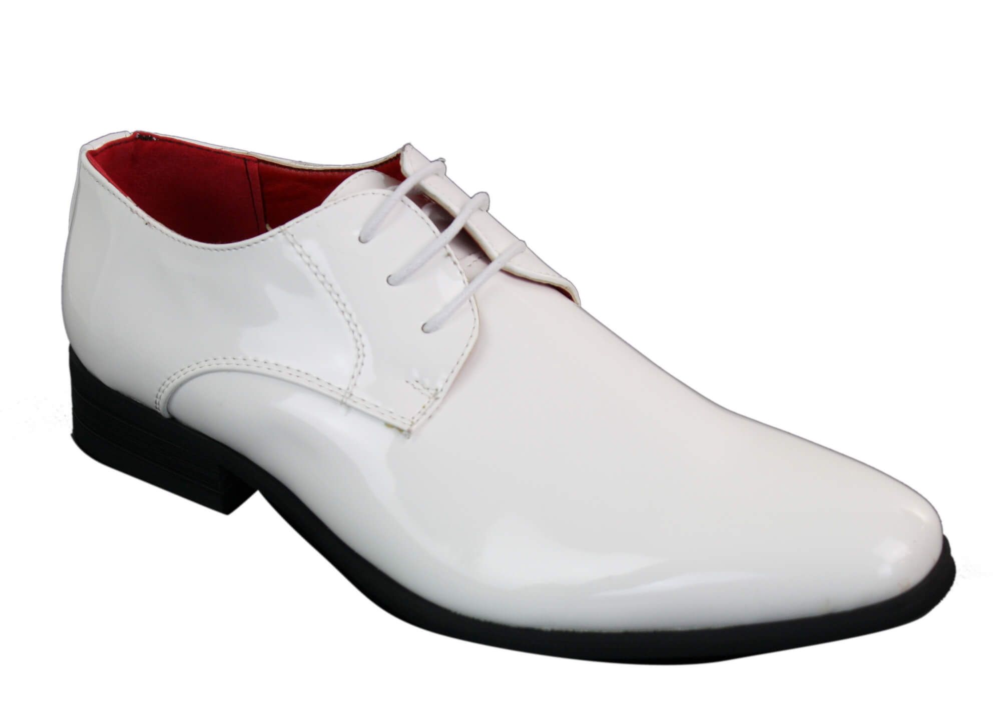 Zapatos formales de charol brillante para hombre