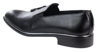 Zapatos sin cordones para hombre con borlas y detalles metálicos