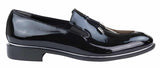 Zapatos sin cordones para hombre con borlas y detalles metálicos