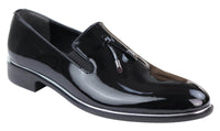 Zapatos sin cordones para hombre con borlas y detalles metálicos