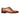Zapatos Oxford de hombre de cuero marrón claro con puntera reforzada.
