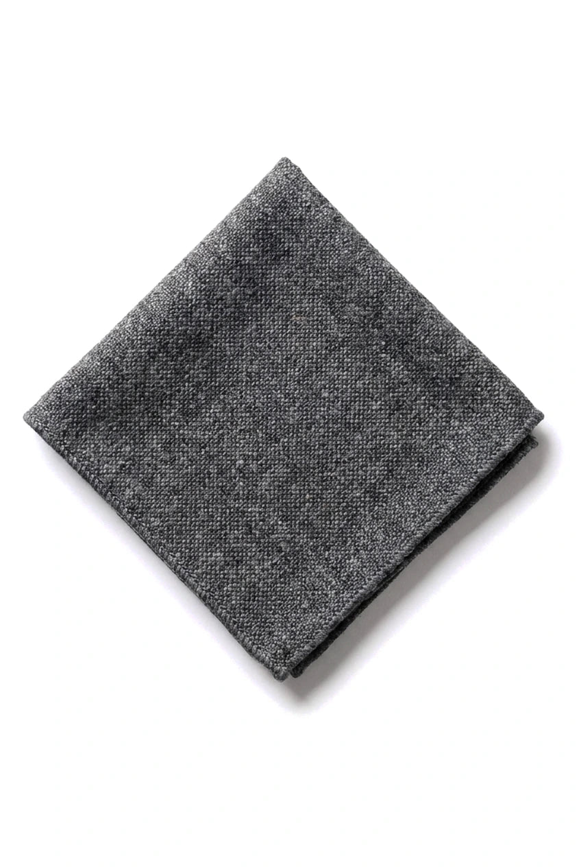 Conjunto de corbata y pañuelo para hombre - Tweed gris STZ23, Talla única