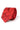 Conjunto de corbata y pañuelo de bolsillo para hombre, corbata formal floral - Rojo