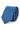 Conjunto de corbata y pañuelo de bolsillo para hombre - Corbata formal lisa - Azul