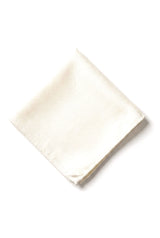 Conjunto de corbata y pañuelo de bolsillo para hombre, corbata formal lisa - Marfil