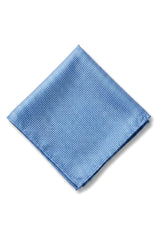 Conjunto de corbata y pañuelo de bolsillo para hombre - Corbata formal lisa - Azul cielo