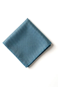 Conjunto de corbata y pañuelo de bolsillo para hombre, corbata formal lisa - Turquesa
