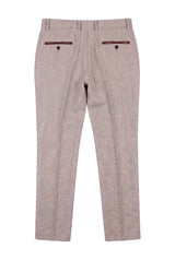 Ralph - Pantalones de tweed color crema para hombre