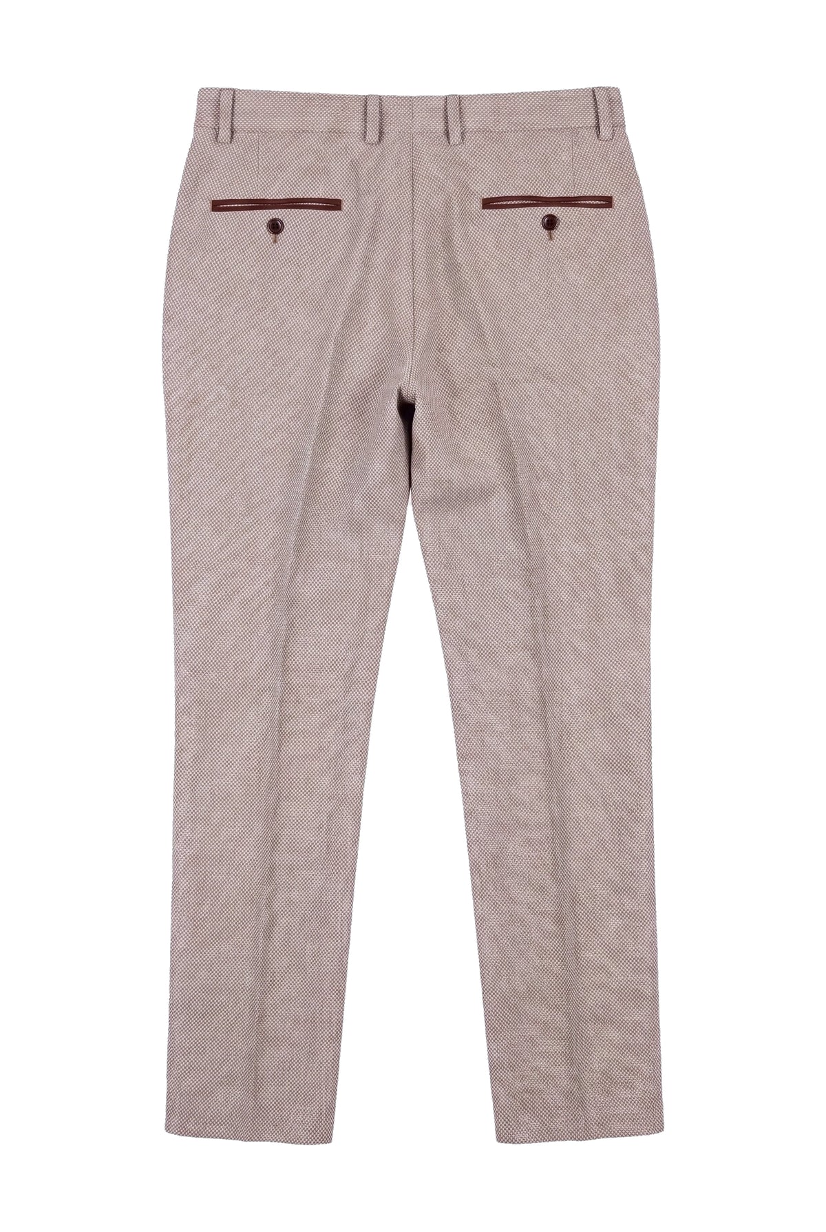 Ralph - Pantalones de tweed color crema para hombre