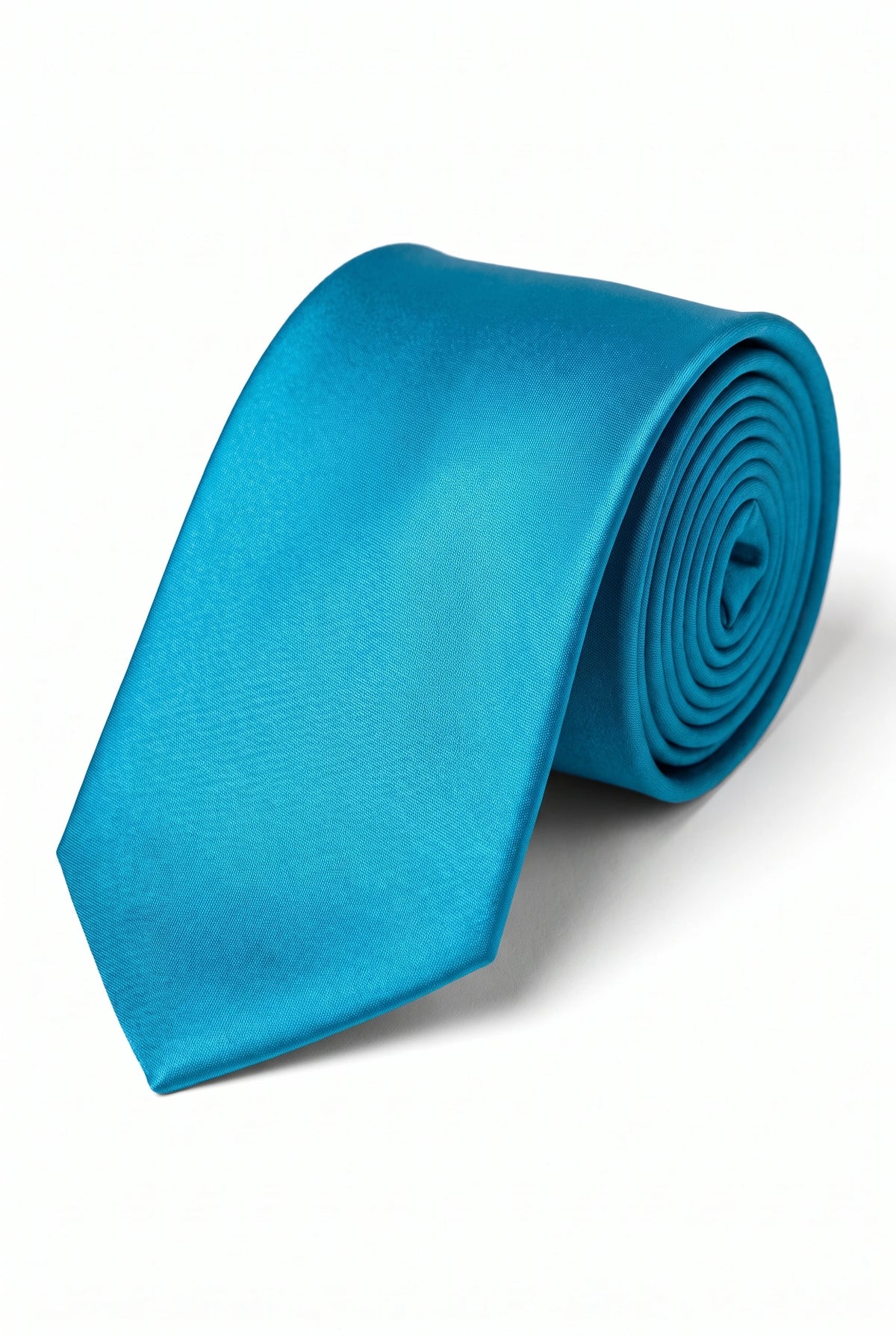 Conjunto de corbata turquesa para hombre