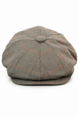 Gorra de hombre estilo Peaky Blinders de tweed a cuadros