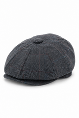 Gorra de hombre estilo Peaky Blinders de tweed a cuadros