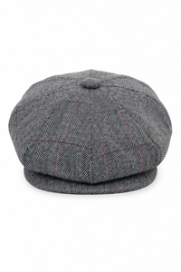 Gorra de hombre estilo Peaky Blinders de tweed a cuadros