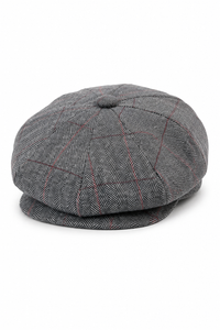 Gorra de hombre estilo Peaky Blinders de tweed a cuadros