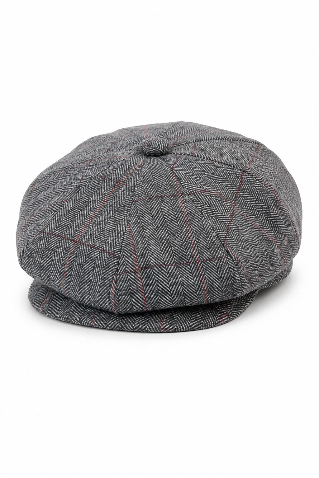 Gorra de hombre estilo Peaky Blinders de tweed a cuadros