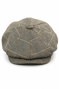 Gorra de hombre estilo Peaky Blinders de tweed a cuadros