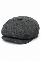 Gorra de hombre estilo Peaky Blinders de tweed a cuadros
