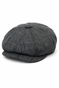 Gorra de hombre estilo Peaky Blinders de tweed a cuadros