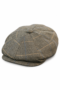 Gorra de hombre estilo Peaky Blinders de tweed a cuadros