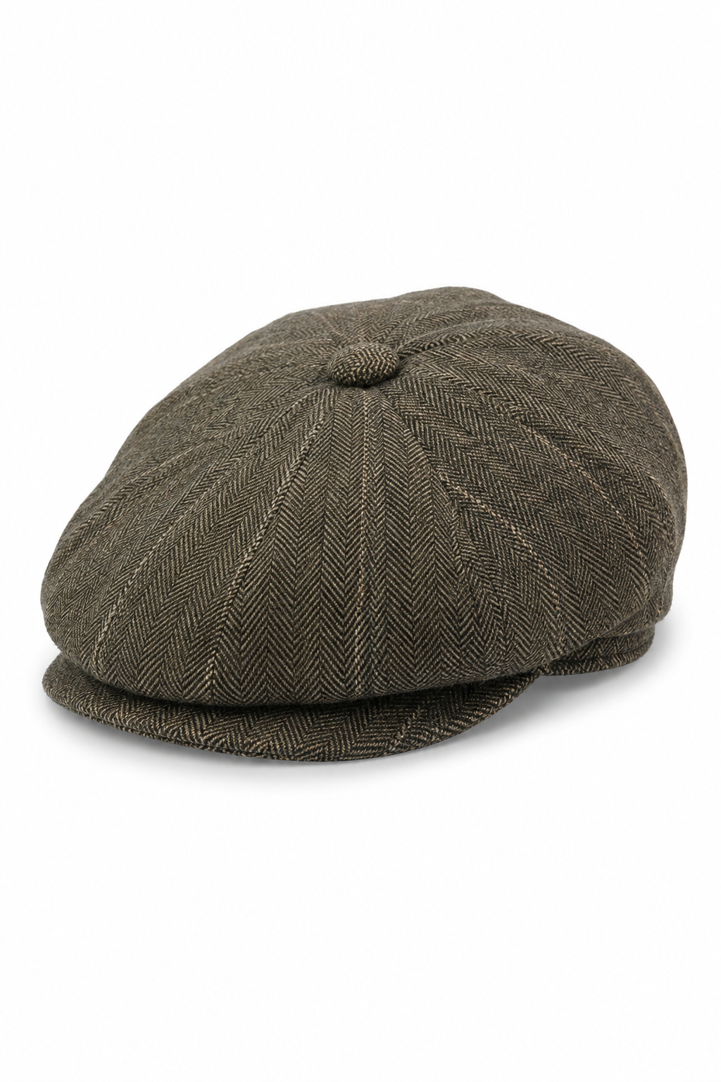 Gorra de hombre estilo Peaky Blinders de tweed a cuadros