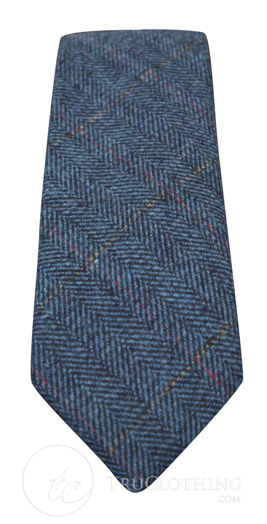 Corbatas Marc Darcy para hombre, tweed con textura de espiga, estilo clásico vintage retro Deon