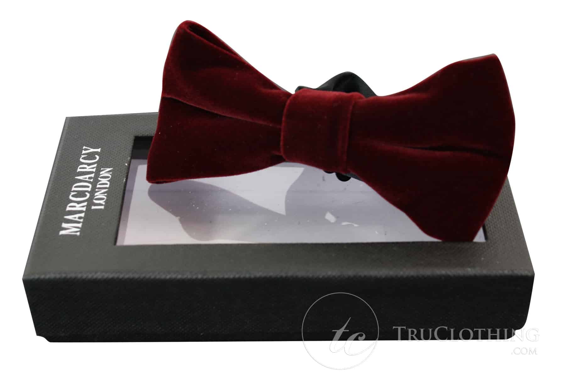 Pajaritas de tweed para hombre Marc Darcy, estilo vintage retro de terciopelo.