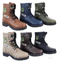 Botines de hombre estilo ejército estadounidense