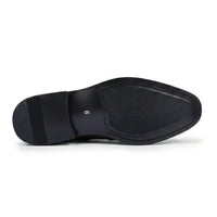 Mocasines de hombre de piel vegana con doble hebilla