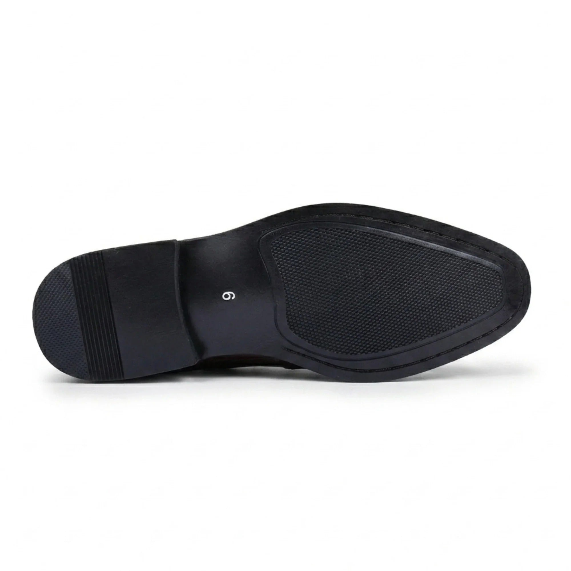 Mocasines de hombre de piel vegana con doble hebilla