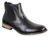 Botines de hombre estilo brogue vintage - Cavani Fox