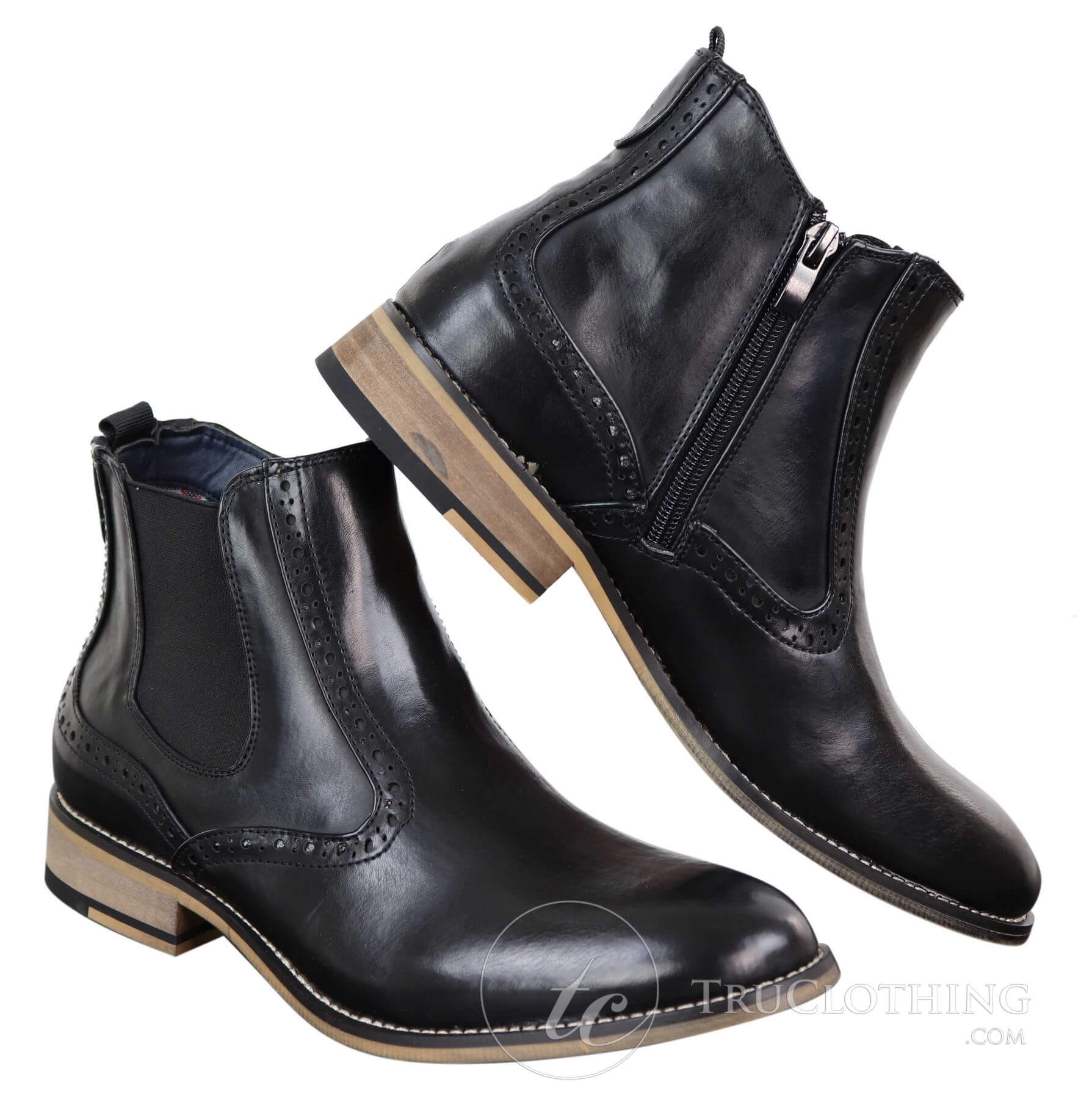 Botines de hombre estilo brogue vintage - Cavani Fox