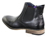 Botines de hombre estilo brogue vintage - Cavani Fox