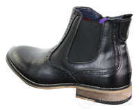 Botines de hombre estilo brogue vintage - Cavani Fox