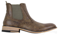 Botines de hombre estilo brogue vintage - Cavani Fox