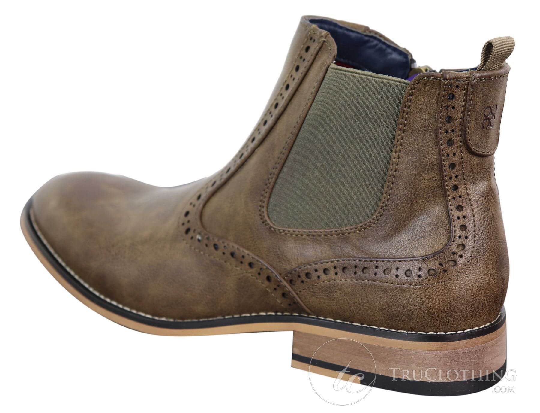 Botines de hombre estilo brogue vintage - Cavani Fox