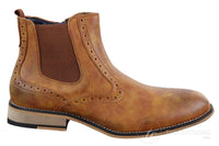 Botines de hombre estilo brogue vintage - Cavani Fox
