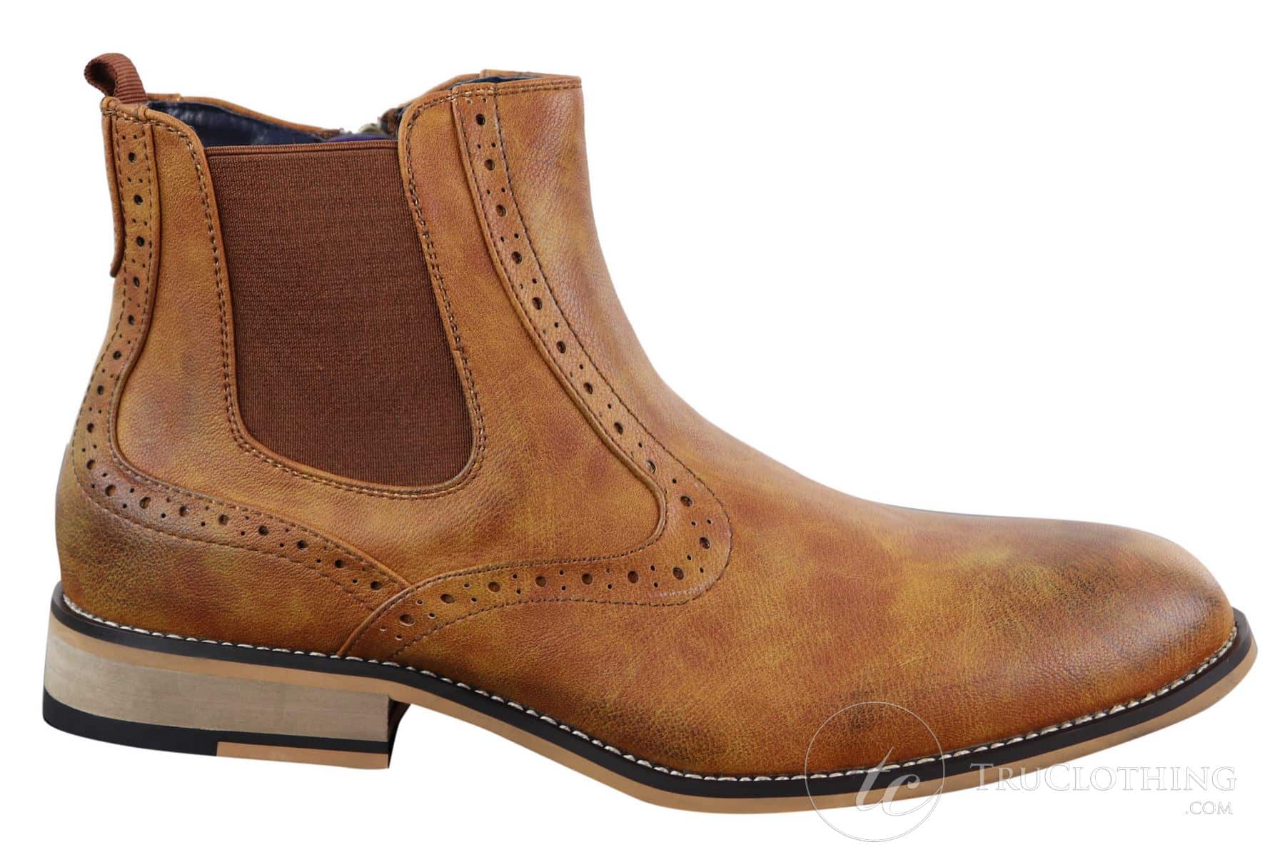 Botines de hombre estilo brogue vintage - Cavani Fox