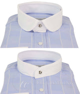 Camisa de hombre con estampado de cuadros vintage y cuello desmontable.