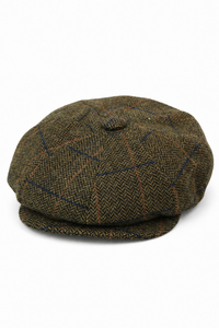 Sombrero de hombre estilo Peaky Blinders de tweed vintage