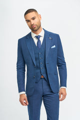 Miami - Blazer azul para hombre para bodas