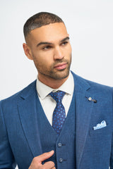 Miami - Blazer azul para hombre para bodas