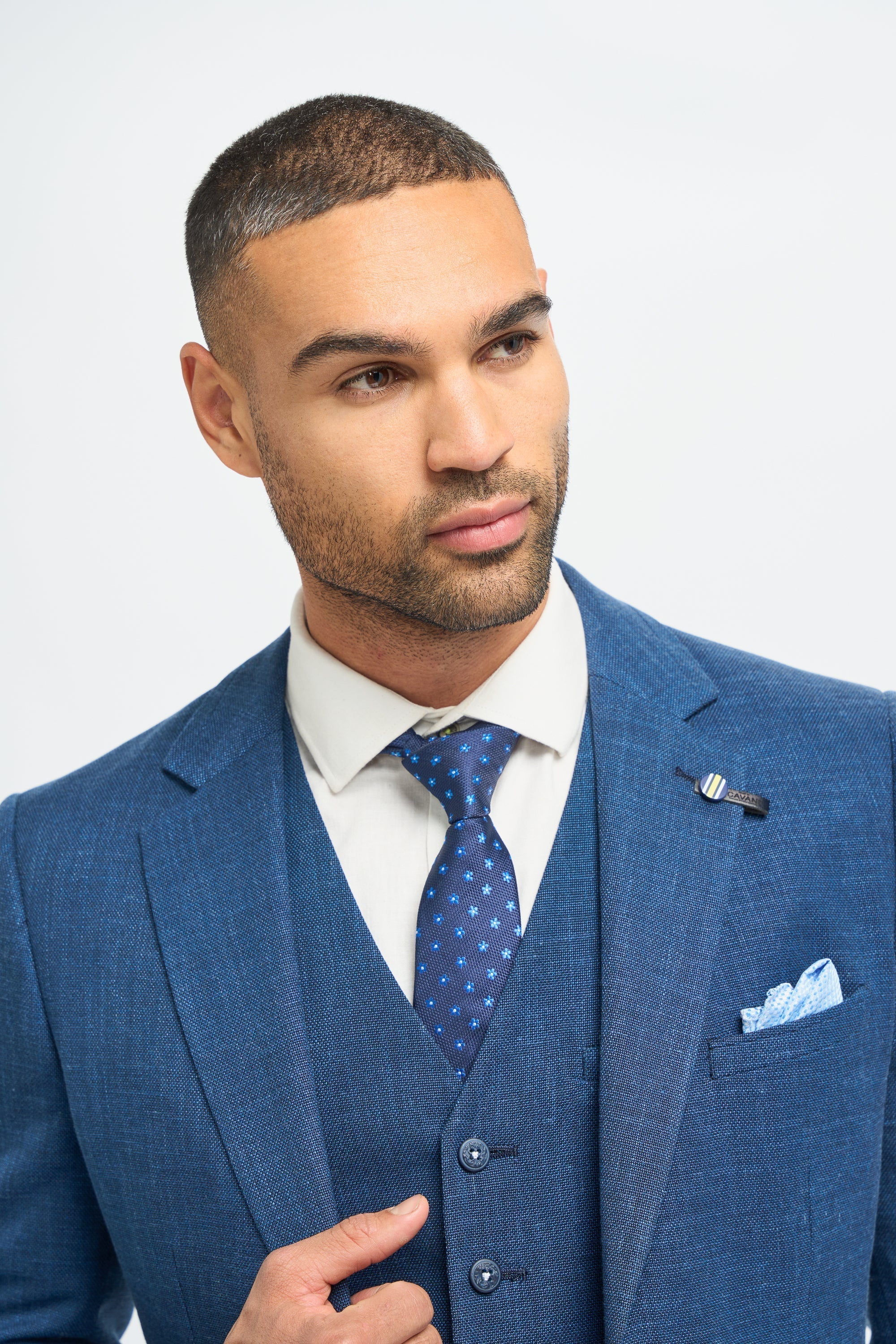 Miami - Blazer azul para hombre para bodas