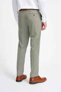 Miami - Pantalones de verano para hombre color verde salvia