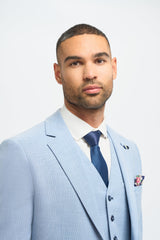 Miami - Blazer azul claro de verano para hombre