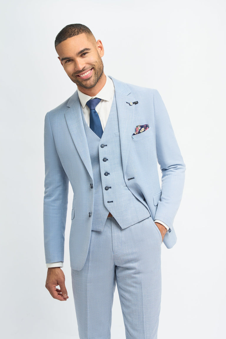 Miami - Blazer azul claro de verano para hombre