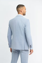 Miami - Blazer azul claro de verano para hombre