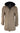 Abrigo largo de 3/4 para hombre, color camel, con capucha extraíble, estilo casual elegante, ideal para invierno, de lana cálida.