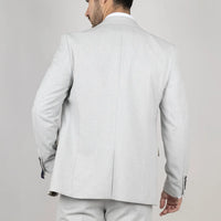 Miller - Traje de tres piezas para hombre, de corte entallado, a cuadros grises
